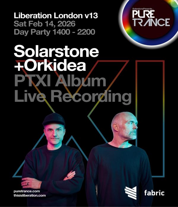 SOLARSTONE AND ORKIDEA TO RECORD PURE TRANCE XI ALBUM LIVE AT LIBERATION